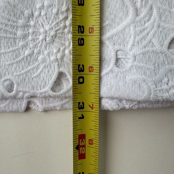 Banana Republic White Lace Eyelet Sheath Dress SIze 4 NWT - Picture 7 of 14